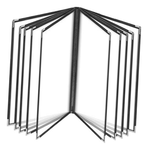 Fundas Para Menús, Tamaño Carta, Transparentes, 10 Páginas,