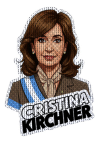 Parche 7,5cm Fshd Coleccion Cristina Kirchner Modelo 57 Politica Internacional Cristina Kirchner