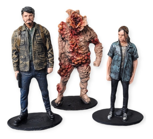 Coleção The Last Of Us Resina Joel Ellie Baiacu