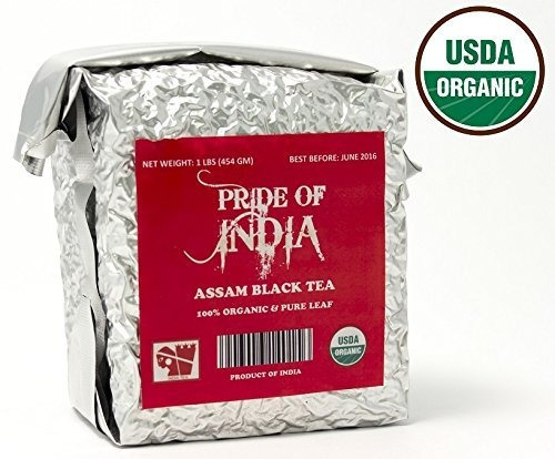 El Orgullo De La India - Assam Orgánica Desayuno Té Negro, M