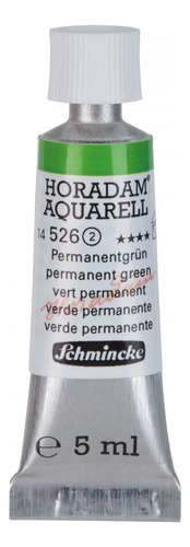 Tinta Aquarela Horadam Schmincke 5ml S2 526 Permanent Green