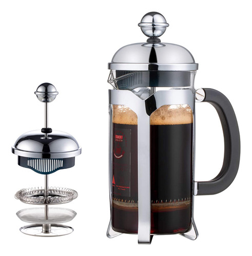 Cafetera French Press (12 Oz), Sistema De Prensado, Resisten