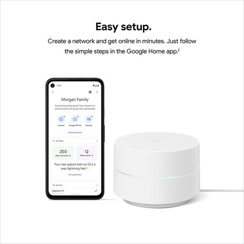 Google Wifi - Ac1200 - Sistema De Wifi De Malla - Router