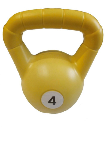 Pesa Rusa Kettlebell 4 Kg Funcional Pvc Alto Rendimiento