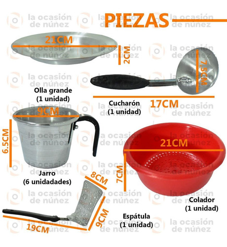 Imagen 4 de 7 de Marmita Set Cocina Camping Brogas 6 Personas Mochilero 22pza