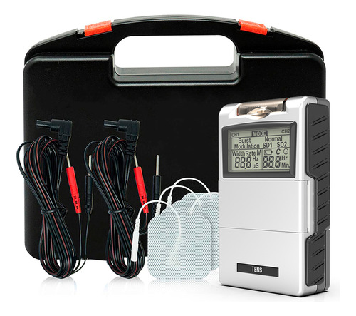 Electroestimulador Portátil Gadnic Masajeador Muscular Dual