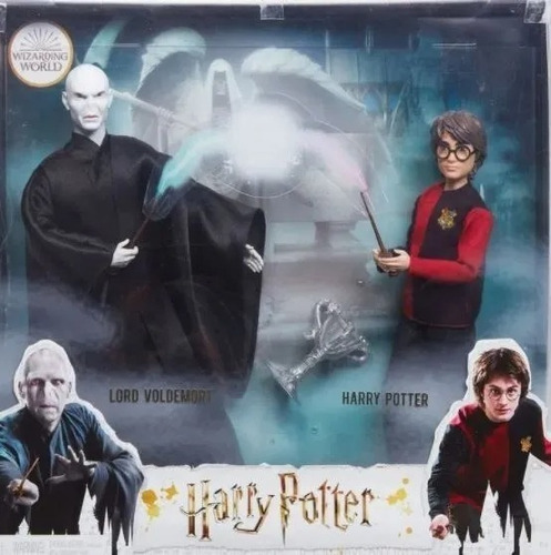 Boneco Harry Potter E Lord Voldemort - Mattel Set Collector