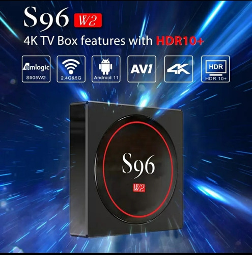Imagen 2 de 7 de Tv Box S96 W2 Android 11 2giga Ram 16 Rom