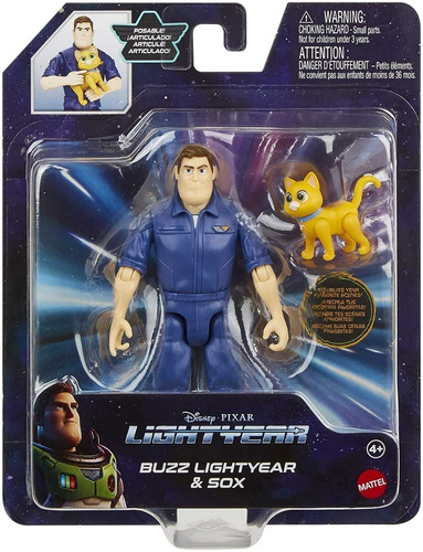 Disney Pixar Lightyear Figura  Buzz Lightyear Y  Sox 15 Cm