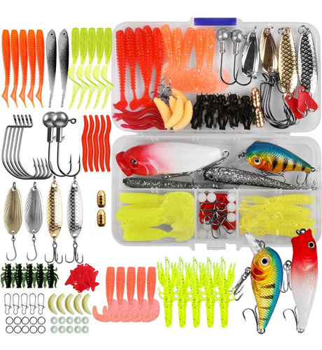Juego De Señuelos De Pesca Para Trucha Y Salmón Con Camarone