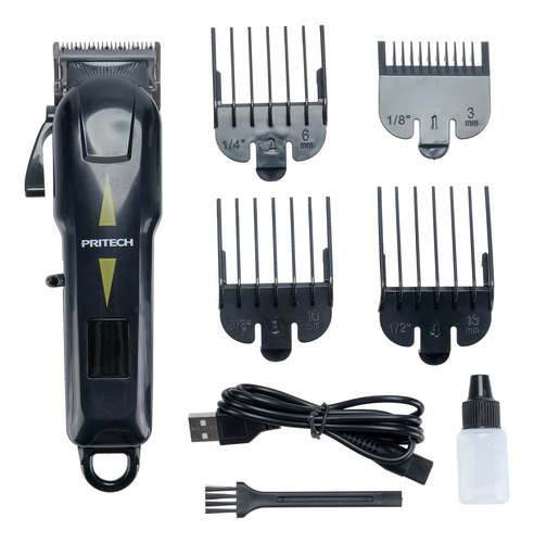 Barbeador Masculino Portatil Resistente 5v 10w 4 Pentes