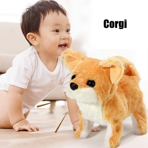 Muñeco De Peluche Eléctrico Realista, Perro Inteligente Que