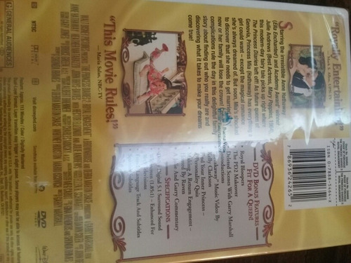 Diario De Una Princesa 2 Nueva Importada Anne Hathaway Dvd
