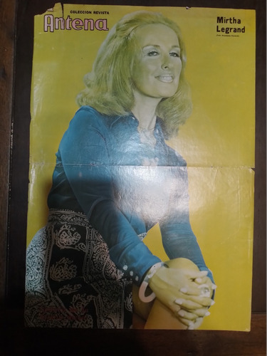 Poster De La Revista * Antena  * Mirtha Legrand - Años 70