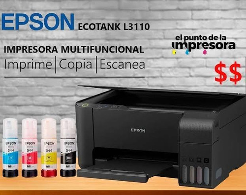 Impresora Multinacional Epson L3110 Sistema Tinta Continua 