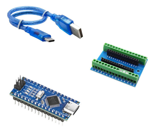 Screw Shield Con Tarjeta Nano Compatible Con Arduino Usb C