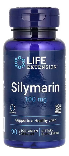 Life Extension Silymarin Silimarina 100 Mg 90 Caps Sabor Sin Sabor