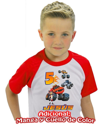 Franelas De Blaze And The Monster Machine Personalizadas