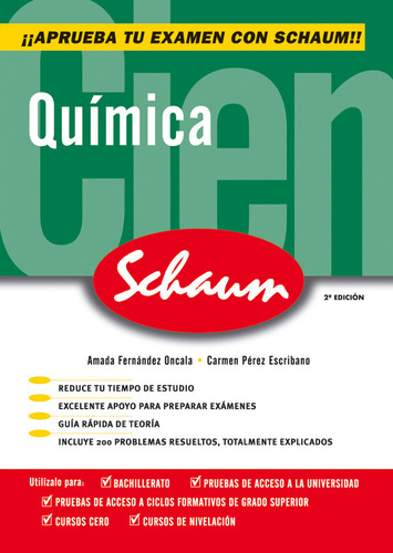Quimica 2ªed Schaum Selectividad Curso Cero Castellano -...