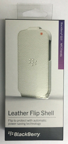 Funda Flip Original Blackberry Q10 Blanco (fedorimx)