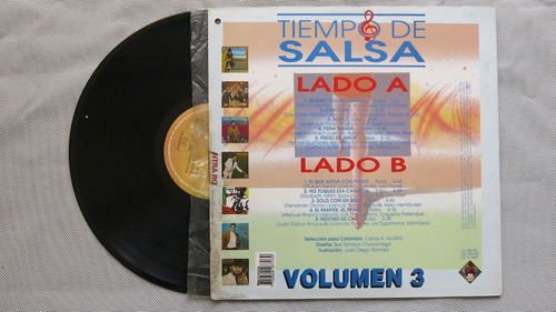 Vinyl Lp Acetato Tiempos De Salsa Vol 3 Romantica 