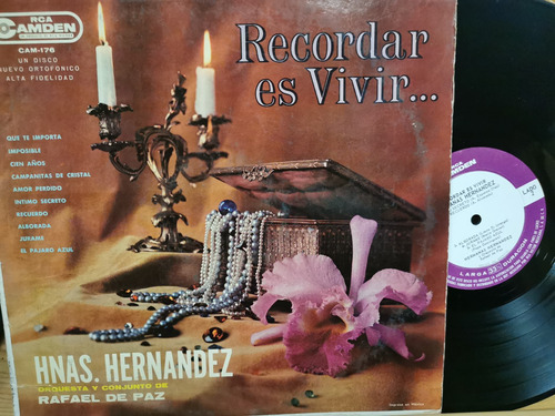 Lp Recordar Es Vivir Hermanas Hernández