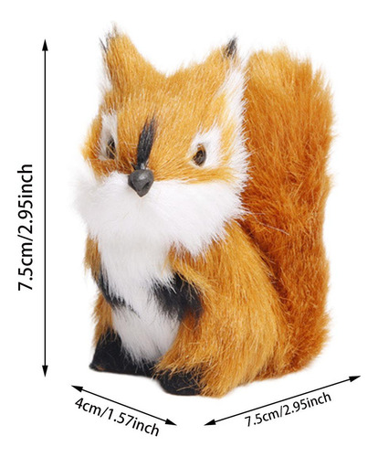 A+ Estatua De Ardilla, Figura De Peluche, Centro De Mesa,
