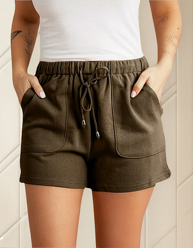Cuerda De Talla Grande De Color Liso Casual H424 For Mujer