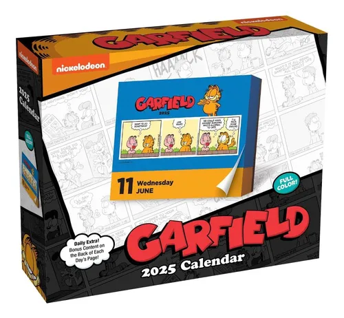 Libro: Calendario Diario De Garfield Para 2025