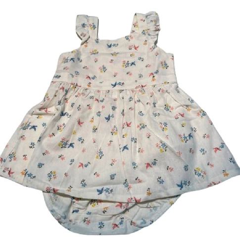 Vestido Carters - 18m - Floral Linen Dress