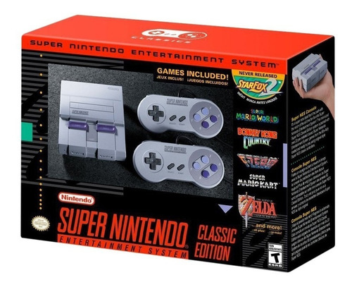 Super Nintendo Classic Americano Edition Novo Lacrado