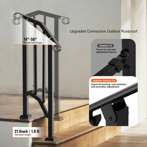 Pasamanos Para Escaleras Al Aire Libre Kit De Pasamanos Para
