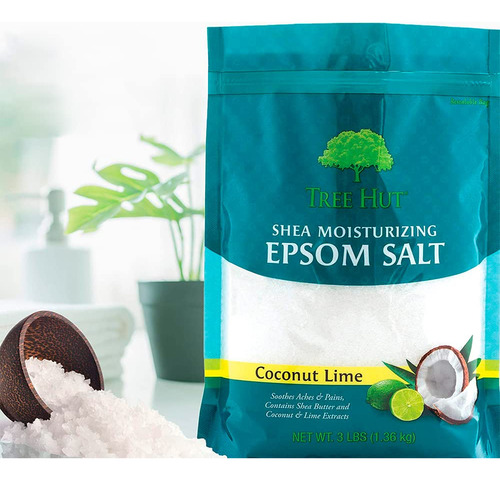 Hidratante De Coco Y Lima De Coco Epsom Salt Tree Hut Shea,