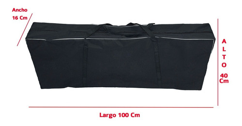 Imagen 3 de 10 de Funda Teclado 5 Octavas 61 Teclas Meike Casio Yamaha