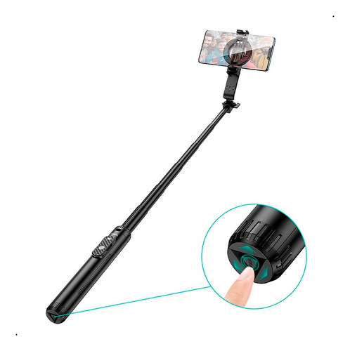 Trípode Soporte Selfie Stick Hoco K25 Bluetooth Magnetico