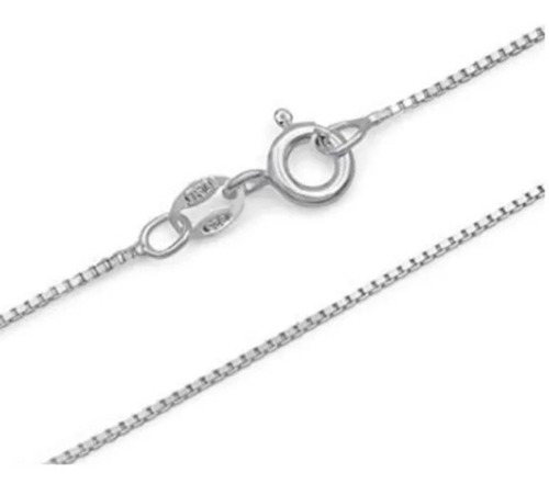 Imagen 1 de 4 de Cadena Plata 925 Rodinada 45cm. Italy Garantía El Trust Joy.