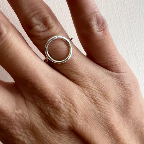 Anillo plata liso mujer hotsell