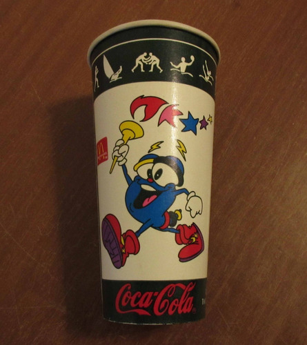 Vaso Coleccion Coca Cola Mc Donalds Olimpiadas Atlanta 1996