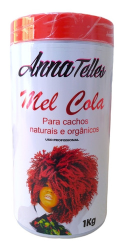 Mel Cola 1kg Anna Telles Para Cachos Naturais E Orgânicos