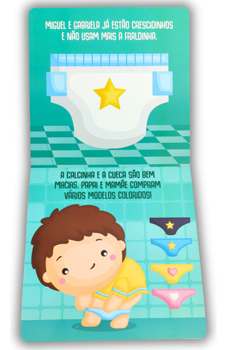 Kit Livro Do Bebê Hora De Comer, Hora De Dormir E Vamos Tirar A Fraldinha?, Conjunto Completo De Livrinhos Para Ajudar O Seu Bebê A Se Desenvolver