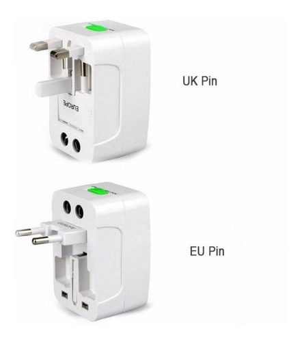 Imagen 4 de 6 de Enchufe Universal Viaje Adaptador Corriente