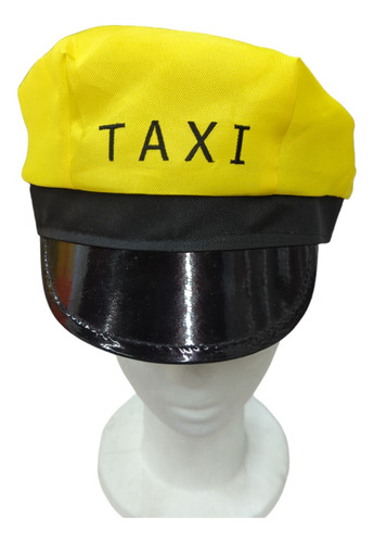 Gorro Sombrero Taxi Boy Chofer Cotillon Disfraz Halloween