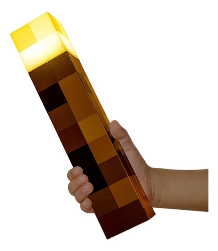 Lámpara Antorcha Minecraft Recargable 4 Colores En 1 Gamer