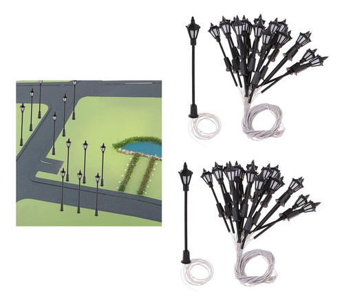 40x Mini Size Led Lámpara De Piezaza Lámpara Luz Cálida