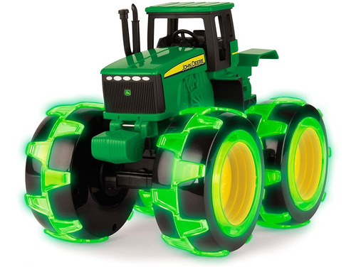 Tractor Ertl John Deere Con Ruedas Iluminadas Tomy