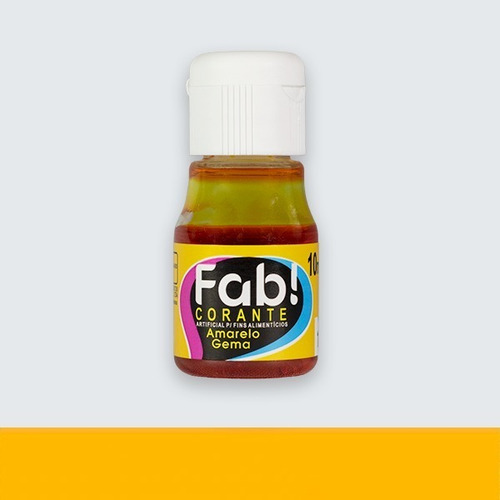 4 Colorantes Liquido Amarillo Yema Marca Fab 10ml Repostería