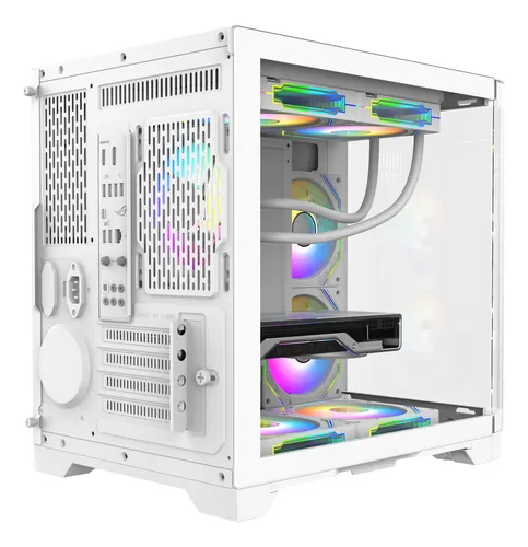 Chasis Gamer Iceberg Wave M Blanco 3 Ventiladores Argb Matx