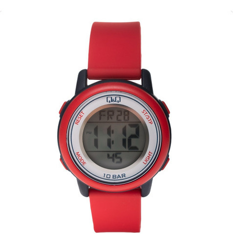 Reloj Q&q Digital Rojo M208j002y - Óptica Caroli Color del fondo Gris