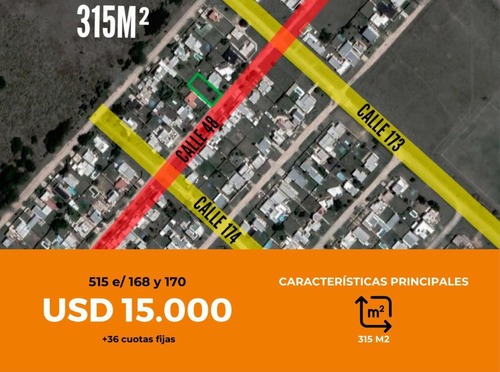 Terreno En Venta - 315mts2 - Lisandro Olmos Etcheverry [financiado]