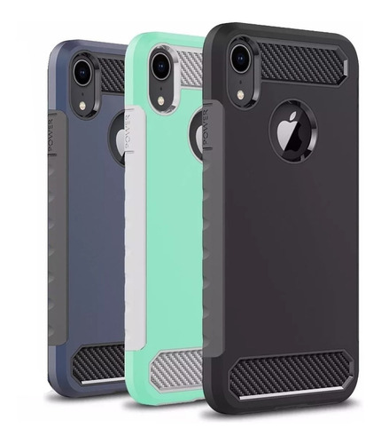 Forro Hibrido Case Doble Para Apple iPhone XR Antigolpes